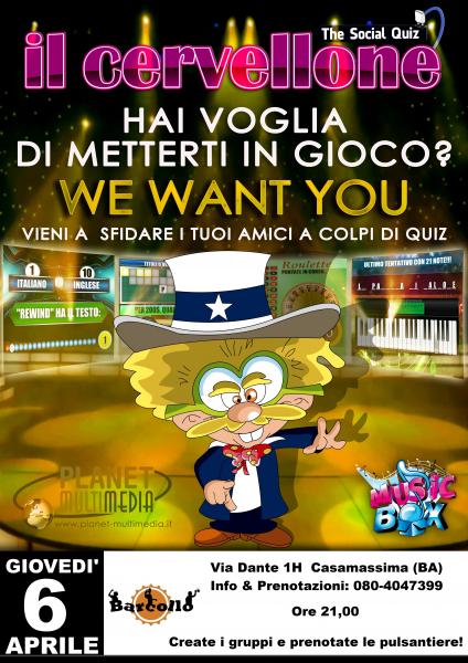 IL CERVELLONE QUIZ