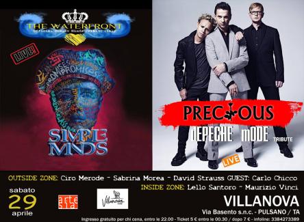 The Waterfront / SIMPLE MINDS Tribute meets Precious / DEPECHE MODE Tribute