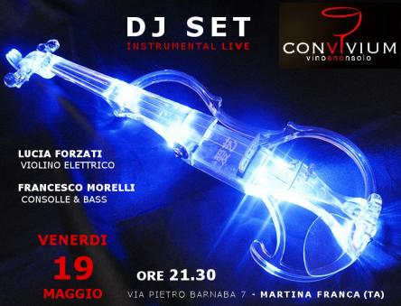 Dj set + live strumentale al Convivium