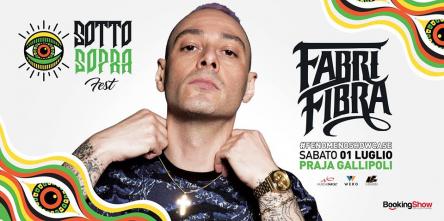 Sabato 1 Luglio Fabri Fibra alla Praja di Gallipoli
