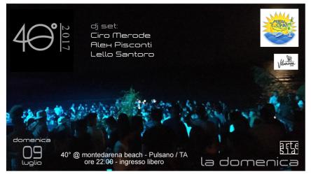 La domenica a 40 gradi, dj set con Ciro Merode, Alessandro Pisconti e Lello Santoro