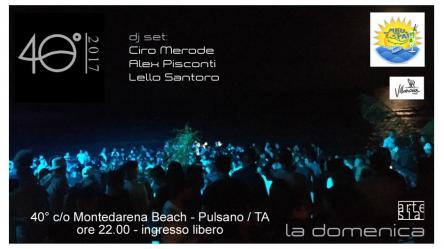 La domenica a 40 gradi, dj set con Ciro Merode, Alessandro Pisconti e Lello Santoro