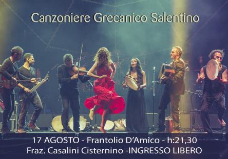 CANZONIERE GRECANICO SALENTINO