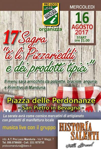 Sagra ti li Pizzarieddi e dei prodotti tipici