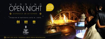 Wedding Open Night Villa Fano del Poggio Ricevimenti