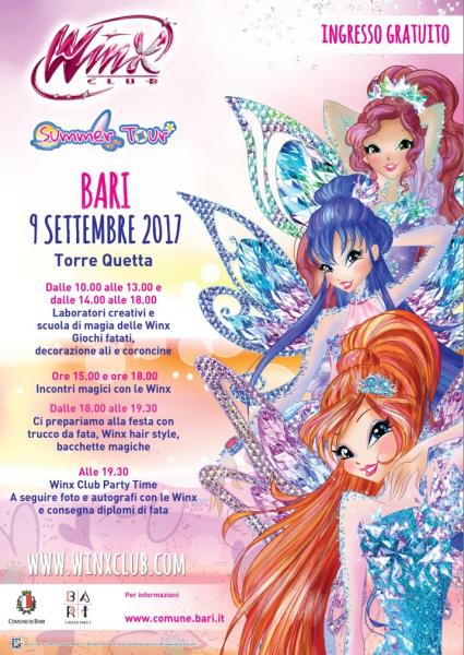 Winx Summer tour Bari - Torre Quetta