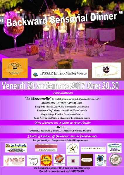 CENA SENSORIALE