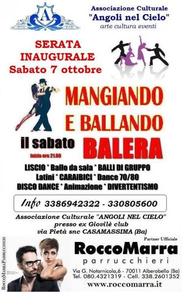 SERATA INAUGURALE - BALLANDO & MANGIANDO BALERA