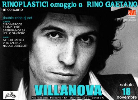Rinoplastici in omaggio a Rino Gaetano + Double Zone Dj Set