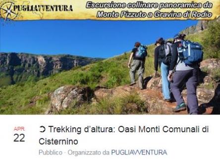 Trekking d'altura: Oasi Monti Comunali di Cisternino