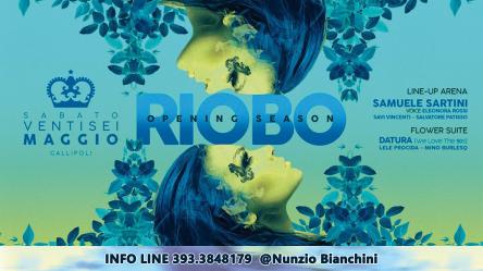 Sabato 26 Maggio - RIOBO Gallipoli · Inaugurazione Summer 2018
