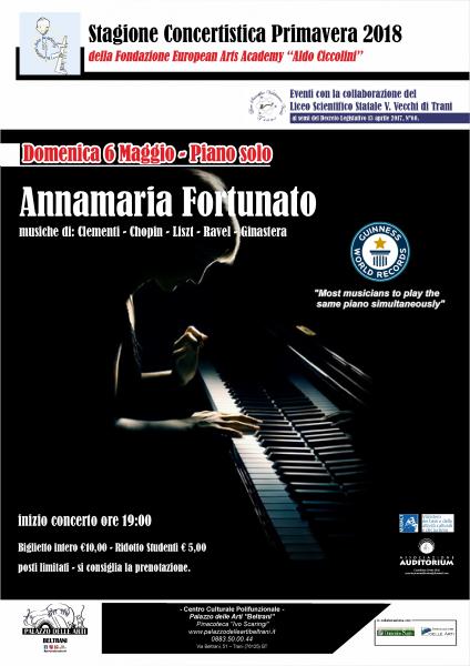 Concerto di piano solo - Annamaria Fortunato