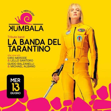 La banda del tarantino in concerto - Omaggio alle musiche dei film di Quentin Tarantino + dj set