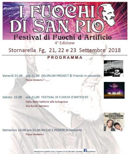 I FUOCHI DI SAN PIO