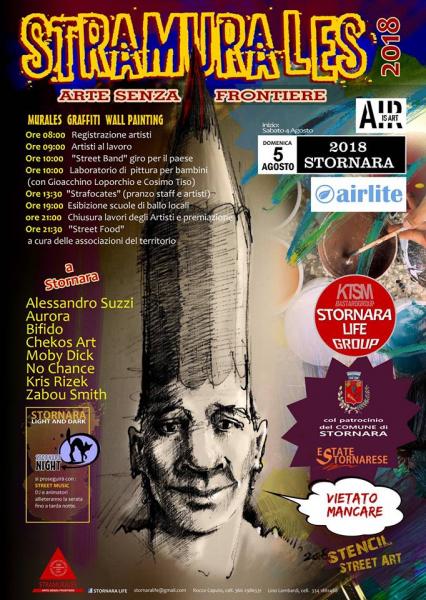 STRAMURALES: il primo evento di Street Art a Stornara(Fg) - 05 Agosto 2018