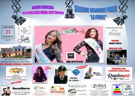 MISS SUD 2018 Concorso Nazionale - Selezione Regionale Puglia 
