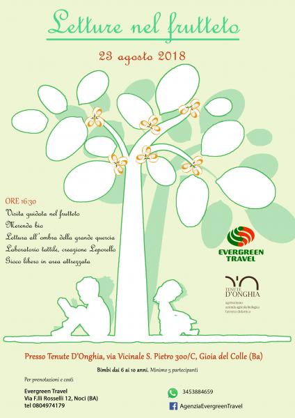 LETTURE NEL FRUTTETO