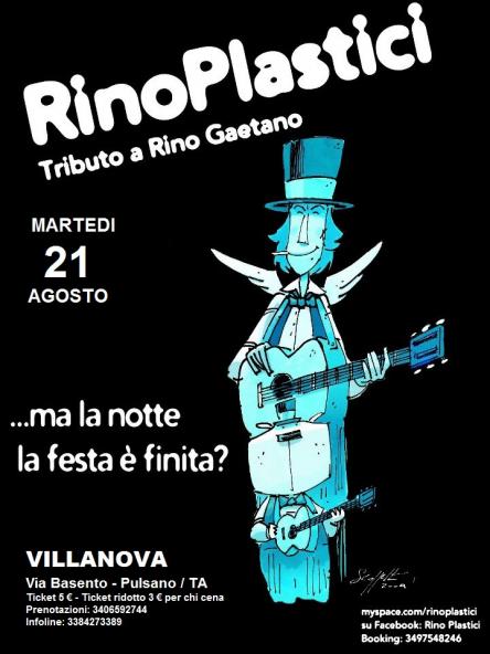 Omaggio a Rino Gaetano con RinoPlastici in concerto