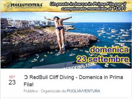Red Bull Cliff Diving - Domenica in prima fila!