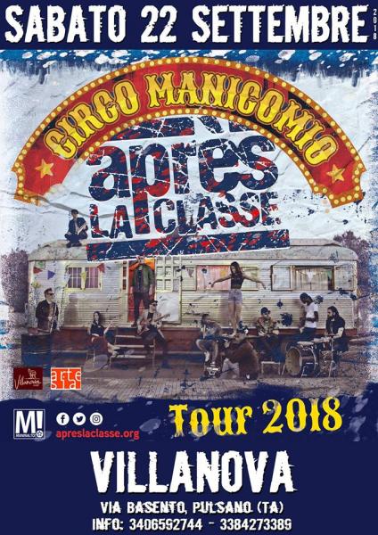 Apres La Classe in concerto / A seguire un esplosivo Dj Set.