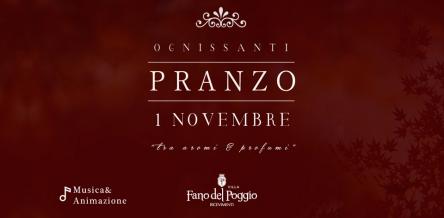 Pranzo di Ognissanti a Villa Fano del Poggio Ricevimenti