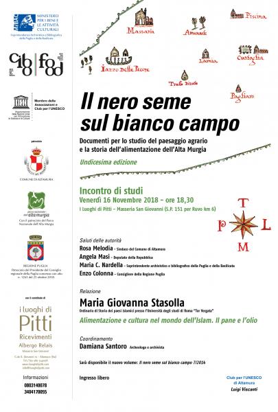 Il nero seme sul bianco campo