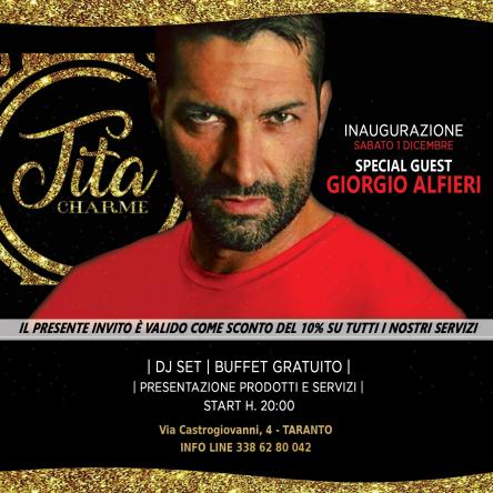 Sab 1 Dicembre - inaugurazione Centro Estetico TITA CHARME Taranto