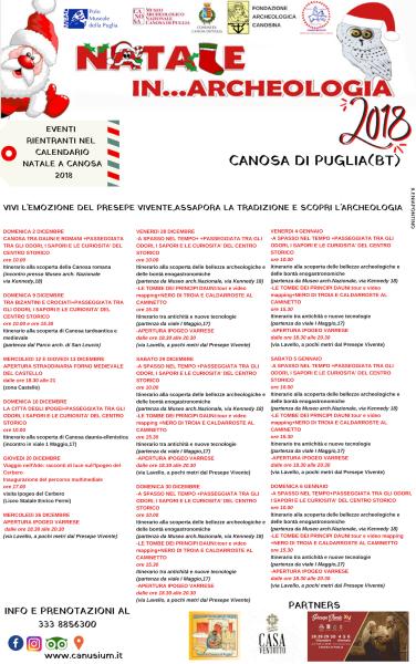 Natale In…Archeologia 2018: vivi l'emozione del Presepe Vivente, assapora la tradizione e scopri l'a