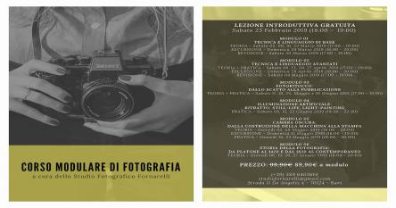 CORSO MODULARE DI FOTOGRAFIA