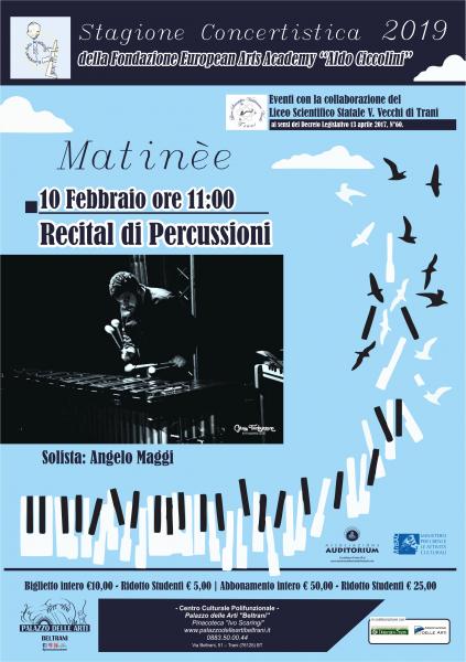 Recital di percussioni Angelo Maggi
