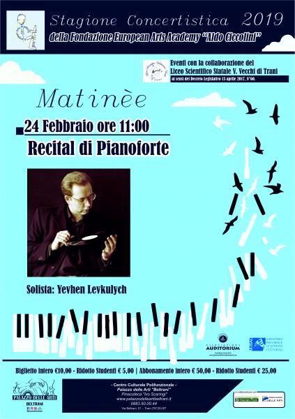 Recital di pianoforte -Yevhen Levkulych