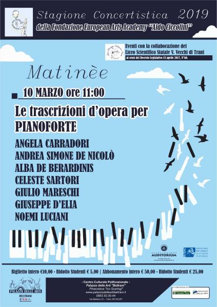 Le trascrizioni d'opera per pianoforte