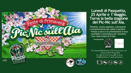 Pasquetta 2019 - 25 APRILE - 01 MAGGIO PIC NIC sull'AIA