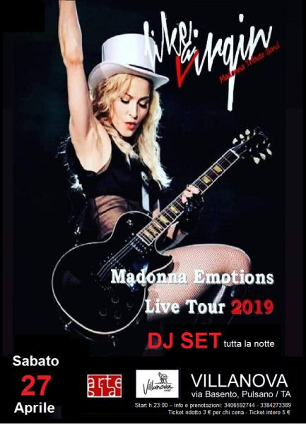 Like a Virgin / tributo alla pop star MADONNA