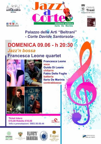 JAZZ’N BOSSA FRANCESCA LEONE QUARTET
