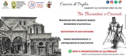 Ripercorri le gesta del Principe Boemondo e del Santo Sabino