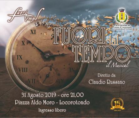 FUORI DAL TEMPO, IL MUSICAL DIRETTO DA CLAUDIO RUSSANO