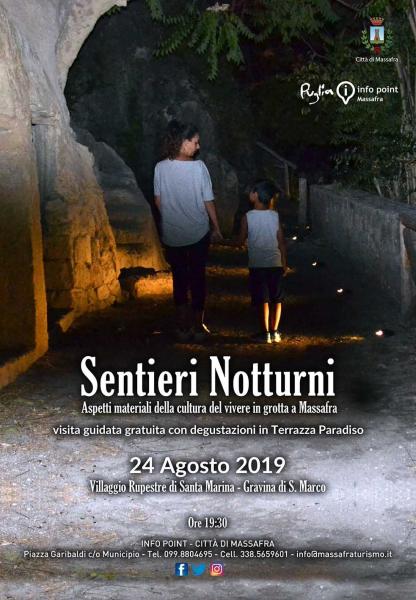 SENTIERI NOTTURNI NEL VILLAGGIO RUPESTRE DI SANTA MARINA