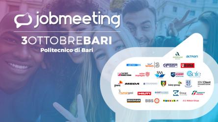 Job Meeting BARI: il 3 Ottobre incontra le aziende che assumono!
