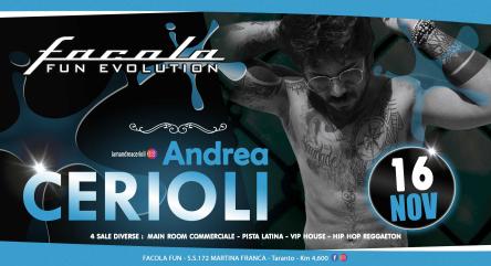 Sab 16 Nov / ospite Andrea Cerioli al Facola Fun - Martina F.
