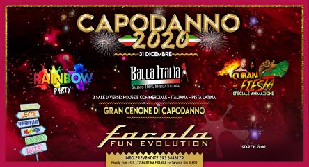 CAPODANNO 2020 al FACOLA FUN Martina Franca