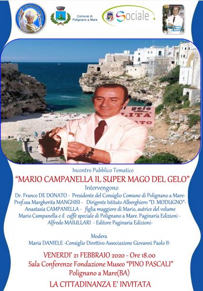 MARIO CAMPANELLA “IL SUPER MAGO DEL GELO”