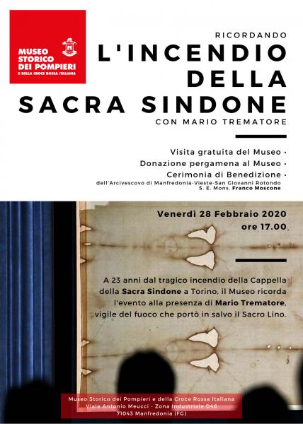 Il Museo Storico dei Pompieri ricorda l’incendio della Sacra Sindone