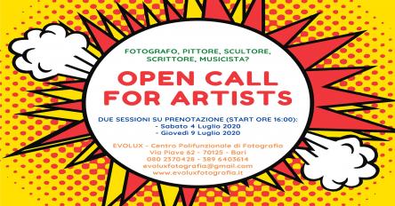 OPEN CALL FOR ARTISTS