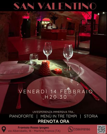 San Valentino nel Frantoio Rosso Ipogeo
