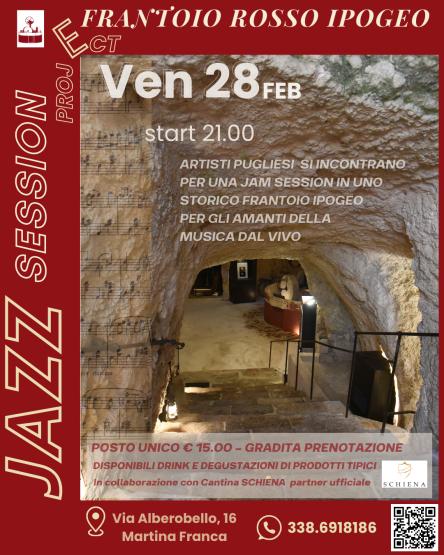 Jazz Session al Frantoio Rosso Ipogeo