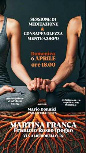 Sessione Di Meditazione & Consapevolezza Mente-Corpo