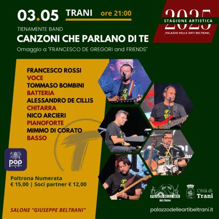 CANZONI CHE PARLANO DI TE TIENAMENTE BAND