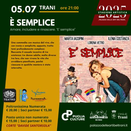 E' semplice