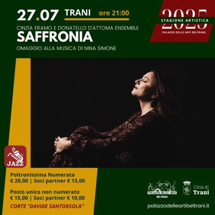 SAFFRONIA. OMAGGIO ALLA MUSICA DI NINA SIMONE